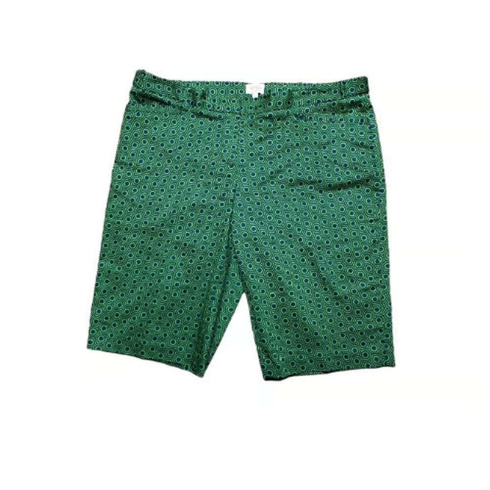 Laundry By Shelli Segal Shorts Womens Sz 10 Bermuda Chino Cotton Blend EUC